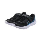アンダーアーマー UAサージ3 AC 3024990 003 ジュニア キッズ 子供 スニーカー ： ブラック×ブルー UNDER ARMOUR