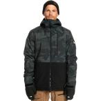  Quick Silver мужской сноуборд жакет MISSION PRINTED BLOCK JK EQYTJ03403 KVJ3 : темно-серый × черный QUIKSILVER