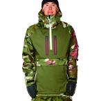 sa- чай two мужской сноуборд жакет LIGHT ANORAK 8130001081 341 22-23 год модели : Army зеленый THIRTYTWO
