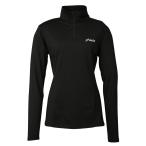  Phoenix женский лыжи / сноуборд ta-toru шея одежда Basic Set-in Sleeve 1/2 Zip Tee ESW25LS62 9900 : черный PHENIX