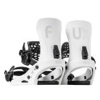 ショッピングスノーボード フラックス EM WHITE FEM08S 24-25年モデル スノーボード ストラップビンディング スノボ ： ホワイト FLUX