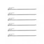  Snow Peak 65 годовщина ограничение хром solid крепление, опора k30 6 шт. комплект R-123-1-C кемпинг палатка строение кованый колок snow peak