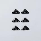 пятно koTRIANGLE TENSIONER / 6pcs (MTA4200020) кемпинг палатка строение товары : BLACK Muraco