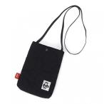 チャムス Booby Stitch Mini Shoulder Bag CH60-3842 K001 トレッキング ショルダーバッグ スマホショルダー _ Black CHUMS