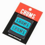 チャムス チャムスロゴエンボスステッカー CH62-1125 T001 トレッキング 小物 : Teal CHUMS