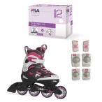  filler J-ONE COMBO 2 SET GIRL 010623165 Junior Kids * ребенок Extreme спорт роликовые коньки : PINK/MAGENTA FILA