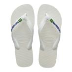 ハワイアナス Brasil logo 4110850 0001 メンズ マリン ビーチサンダル _ ホワイト havaianas