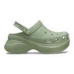 ショッピングCROCS クロックス Classic Glitter ClgW (207261-3YF MtT) レディース クロッグサンダル : スモークグリーン crocs
