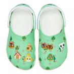 クロックス Animal Crossing Classic Clog (210113-90H Mlt) ジュニア キッズ 子供 クロッグサンダル : グリーン crocs