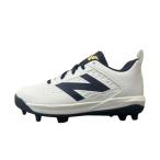  New balance 4040 Cleats Jnr V8 Y404076Y Junior Kids * ребенок бейсбол шиповки обувь : белый × темно-синий New Balance