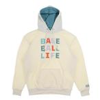  Baseball izm мужской бейсбол длинный рукав ветровка HOODIE-BASEBALL LIFE- 0625FW0002f-ti-: белый Baseballism