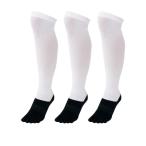  Z бейсбол носки пара чёрный 3P5 пальцев носки белый BK135B носки 3 пара комплект .3 пар комплект : белый × черный ZETT
