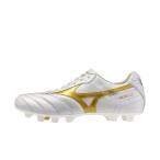 ミズノ MORELIA 2 JAPAN モレリア2 ジャパン P1GA260150 サッカー スパイクシューズ 2E : ホワイト×ゴールド MIZUNO