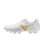 ミズノ MONARCIDA NEO 3 SW モナルシーダ NEO 3 SW P1GA262450 サッカー スパイクシューズ 4E : ホワイト×ゴールド MIZUNO