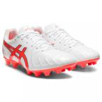 アシックス DS LIGHT WIDE DSライト ワイド 1103A023 メンズ サッカー スパイクシューズ 3E : ホワイト×オレンジ asics