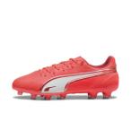プーマ キング マッチ ワイド HG/AG 108318 サッカー スパイクシューズ _ レッド×ホワイト PUMA