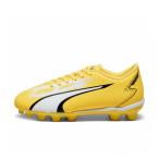 プーマ ULTRA PLAY ウルトラ プレイ HG + MID JR 107531 ジュニア キッズ・子供 サッカー スパイクシューズ 2E _ イエロー×ホワイト PUMA