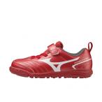 ミズノ モナルシーダ NEO II CLUB KIDS AS P1GE222660 ジュニア キッズ・子供 サッカー トレーニングシューズ 3E _ レッド×ホワイト MIZUNO