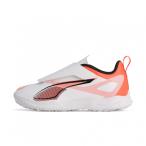 Puma Ultra 5 Play V TT JR 108335 липучка Junior Kids * ребенок футбол тренировочная обувь брезент : белый × черный PUMA