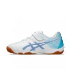  Asics JUNIOLE 6 INjuni ole 6 IN 1104A044 Junior Kids * ребенок футзал обувь 2E : белый × голубой asics