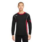  Nike мужской футбол / футзал рубашка с длинным рукавом DF T90 L/S верх HV3513-010 : черный × красный NIKE