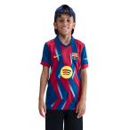  Nike Junior футбол FC Barcelona 2025/26 Stadium сила Dri-FIT футбол копия форма FZ1307-432 лицензия рубашка 4th NIKE
