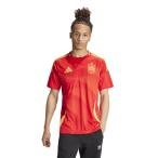 アディダス メンズ サッカー ライセンスシャツ スペイン代表 2024 ホーム レプリカユニフォーム IP9331 _ スカーレット adidas