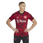 アディダス メンズ サッカー/フットサル ライセンスシャツ マンチェスター・ユナイテッド プレマッチ ジャージー IA7242 レプリカ adidas