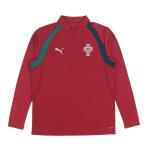  Puma мужской футбол лицензия жакет 2026 Portugal представитель тренировка 1/4 Zip верх FPF TR 1/4 Zip верх 784772 : красный PUMA