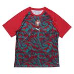  Puma мужской футбол / футзал лицензия рубашка 2026 Portugal представитель pre Match короткий рукав футболка FPF PM SS рубашка 784788 : красный PUMA