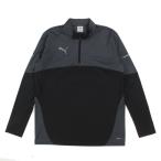  Puma мужской футбол / футзал полный Zip INDIVIWINTERIZED WINDPROOF TOP 660379 : черный PUMA