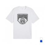  Puma мужской дамский баскетбол короткий рукав футболка POSTERIZE TEE I 630498 PUMA