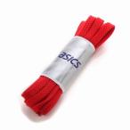 アシックス フラットシューレース太タイプ レッド 130cm バスケットボール 靴紐 TXX117 asics