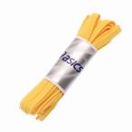 アシックス フラットシューレース太タイプ イエロー 150cm バスケットボール 靴紐 TXX117 asics