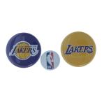 NBA 缶バッチ 3個セット LAKERS NBA32719 イエロー バスケットボール ウェア/小物 エヌ ビー エー