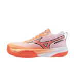 予約商品 ミズノ NEO JUMP ネオジャンプ V1GA259980 メンズ レディス バレーボール シューズ 2E : オレンジ×ホワイト MIZUNO
