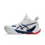 アシックス METARISE 2 メタライズ 2 1051A089 メンズ レディス バレーボール シューズ _ ホワイト×ブルー asics