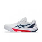 予約商品 アシックス SKY ELITE FF 3 スカイエリート FF 3 1051A080 メンズ レディス バレーボール シューズ _ ホワイト×ネイビー asics
