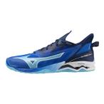  Mizuno WAVE MIRAGE 5ue-b Mirage 5 X1GA235001 мужской дамский гандбол обувь 2E : голубой MIZUNO