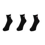 チャンピオン ソックス 靴下 クォーターレングスソックス 3P CMSCY201 090 ： ブラック Champion
