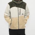 チャムス メンズ アウトドア フリースジャケット ボンディングフリースパネルパーカー CH04-1419 C104 : オリーブ×ベージュ CHUMS