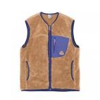 ショッピングFleece 2025秋冬 チャムス メンズ アウトドアカジュアル ベスト Bonding Fleece No Collar Vest CH04-1475 B071 : ベージュ CHUMS