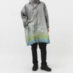 キウ アウトドア レインウェア KiU STANDARD RAIN PONCHO K404-266 : ベージュ×サックスブルー KiU