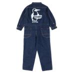 チャムス ジュニア 子供 アウトドア ロングパンツ つなぎ キッズジャンプスーツ CH24-1049 N030 _ ダークブルー CHUMS