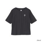 2026春夏 チャムス レディース アウトドアカジュアル 半袖Ｔシャツ Stratum Rib Slim T-Shirt CH18-1377 K029 : ブラック CHUMS