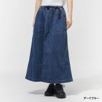グラミチ レディース アウトドアカジュアル スカート STRECH DENIM LONG FLARE SKIRT LSK6SJP006 GRAMICCI