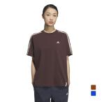 アディダス レディース 半袖 Tシャツ エッセンシャルズ プラス スリーストライプス 半袖Tシャツ KVF79 スポーツウェア adidas