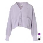  Puma Lady s тренировочный полный Zip AUTUMN вязаный JKT 690180 внешний спорт одежда PUMA