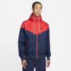ナイキ メンズ ウインドフルジップ NSW HE WR ウーブン フーディ ジャケット DA0002 410 スポーツウェア ： ネイビー×レッド NIKE