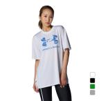 ショッピングhalo アンダーアーマー レディース 半袖 機能 Tシャツ UAテック オーバーサイズ ショートスリーブTシャツ 1384711 スポーツウェア UNDER ARMOUR